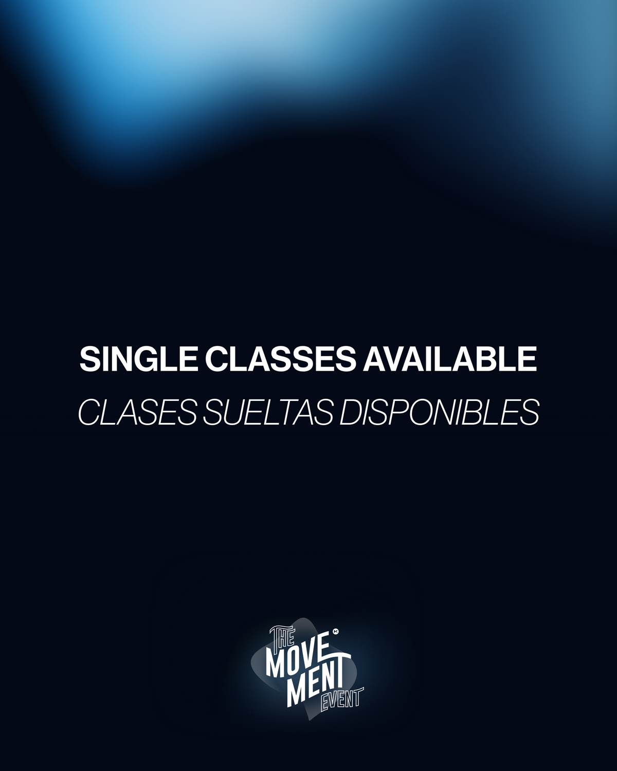 CLASES SUELTAS THE MOVEMENT EVENT MADRID OCTOBER 10/11 2026