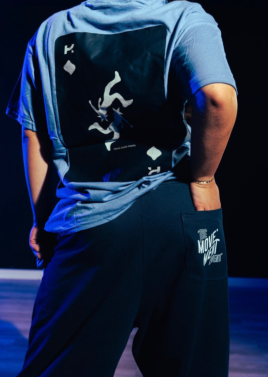 CAMISETA AZUL POKER THE MOVEMENT