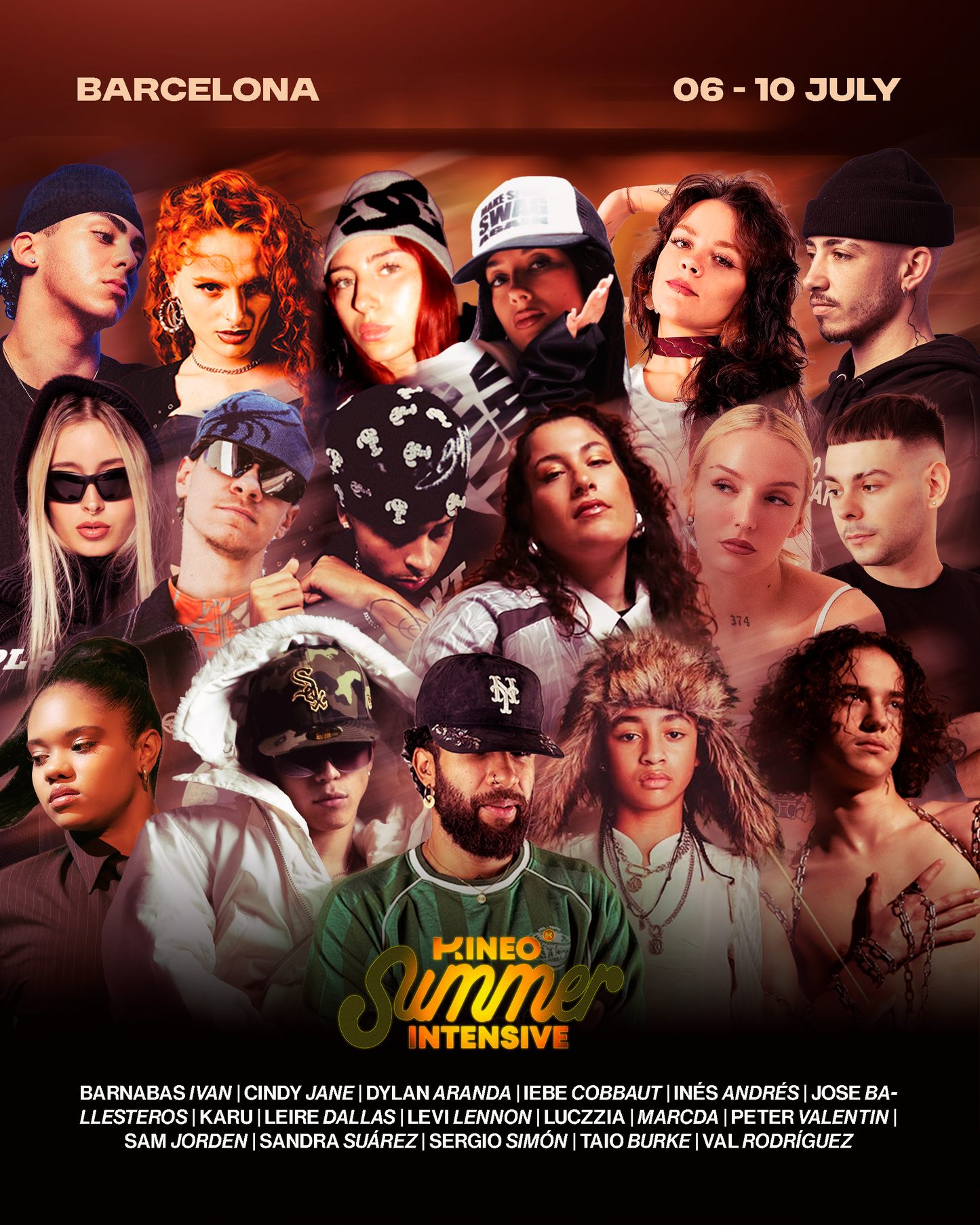 CLASES SUELTAS KINEO SUMMER INTENSIVE 6-10 JULIO